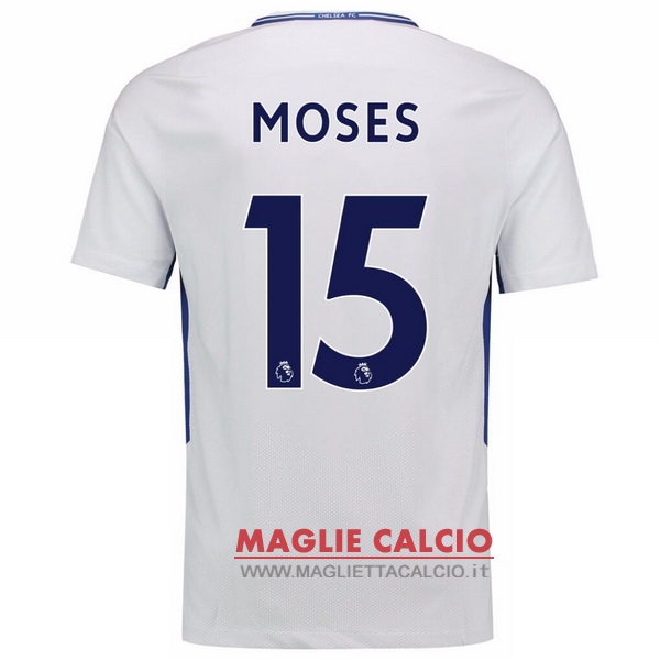 nuova maglietta chelsea 2017-2018 moses 15 seconda